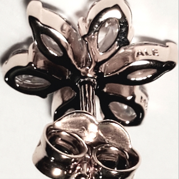 Authentic NEW Pandora Sparkling Herbarium Cluster Stud CZ Earrings S925ALE - Picture 4 of 8